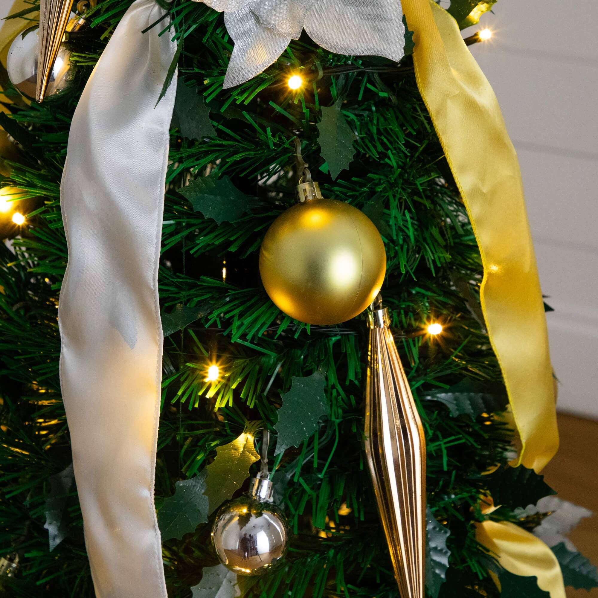 5ft. Pre-Lit Pop-Up Green Artificial Christmas Tree